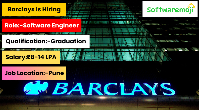 Barclays Barclays Software Engineer Job Vacancies | Apply Now for Tech Roles-Best Opportunity 2025