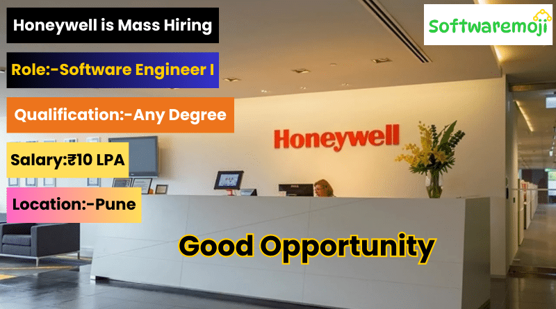Honeywell is Mass Hiring Honeywell Careers 2025: Hiring Software Engineer I – Freshers Welcome Best Opportunity