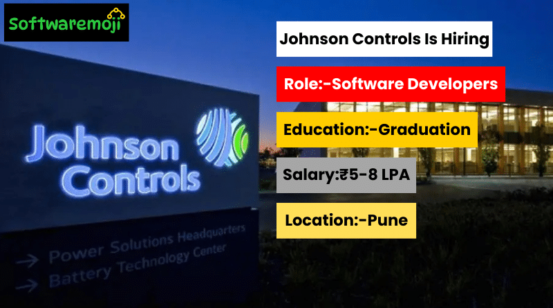 Johnson Controls Is Hiring Johnson Controls Hiring Software Developers | Great Career Opportunity-2025