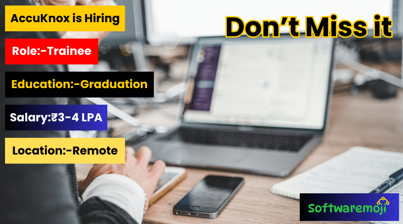 accuknox AccuKnox Work From Home Jobs for Freshers | Apply for Trainee Role Today-2025