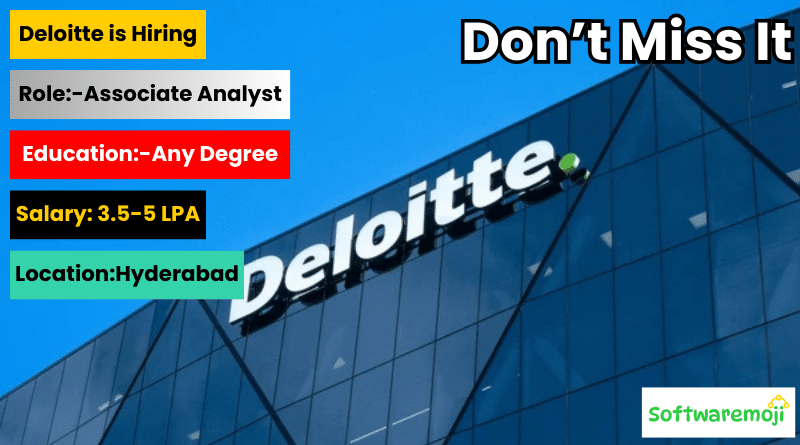 Deloitte (5) Deloitte Hiring Freshers 2025 | Associate Analyst Job Openings Best Opportunity